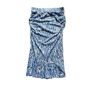Diane Von  Target dress‎ strapless blue coral cruise small furstenberg Lilly